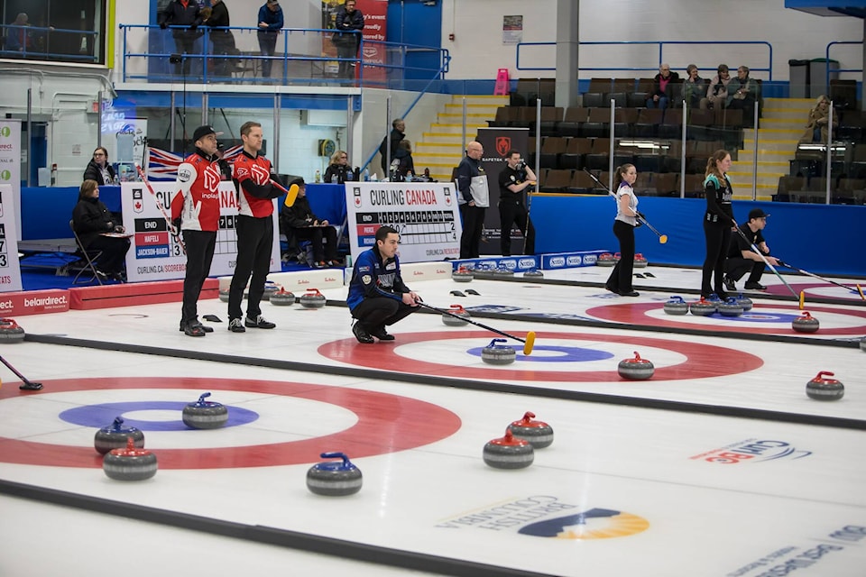 The B.C. Curling Championships in Esquimalt. Photo courtesy of Curl BC 