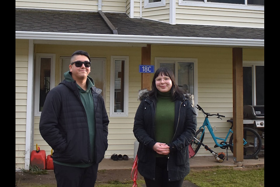 CFN Coun. Aaron Pete (left) and CFN Housing Manager Saje Murphy (right) have been leading the charge on repairing CFN’s 89 homes. (Kemone Moodley) 