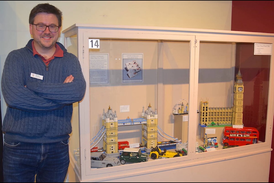 Sidney Museum executive director Micheal Goodchild says their Lego exhibit goes beyond what you would expect to see at a small community museum. (Brendan Mayer/News Staff) 