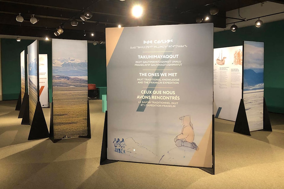 A new exhibit at the Alberni Valley Museum explores the fate of the Franklin Expedition from the perspective of Inuit traditional knowledge. (ELENA RARDON / Alberni Valley News) 
