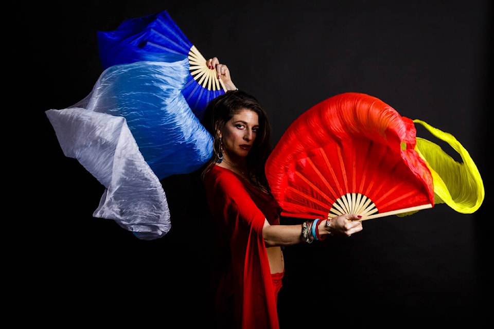 Tamar Ilana is the charismatic vocalist and dancer at the helm of Ventanas, who will perform at the Sid Williams Theatre in Courtenay on Friday, Feb. 9, 2024. Photo supplied 