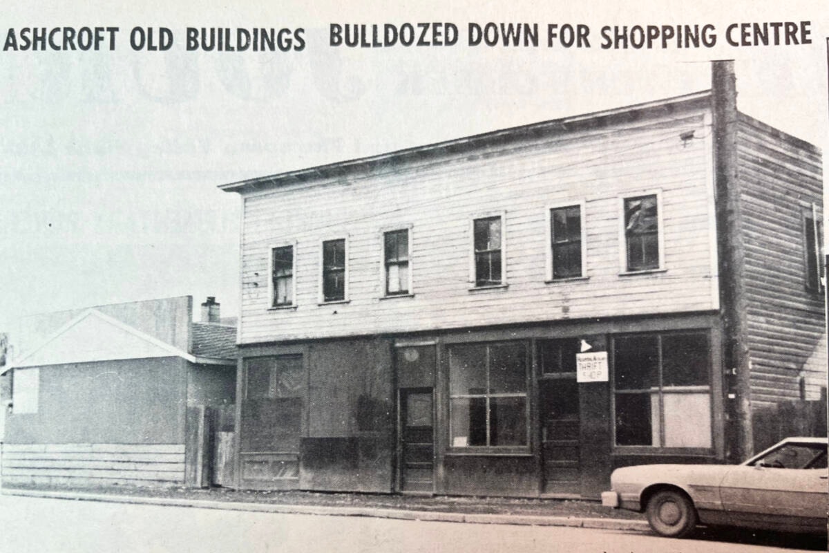 In 1974, plans for downtown Ashcroft shopping mall discussed - The  Ashcroft-Cache Creek Journal