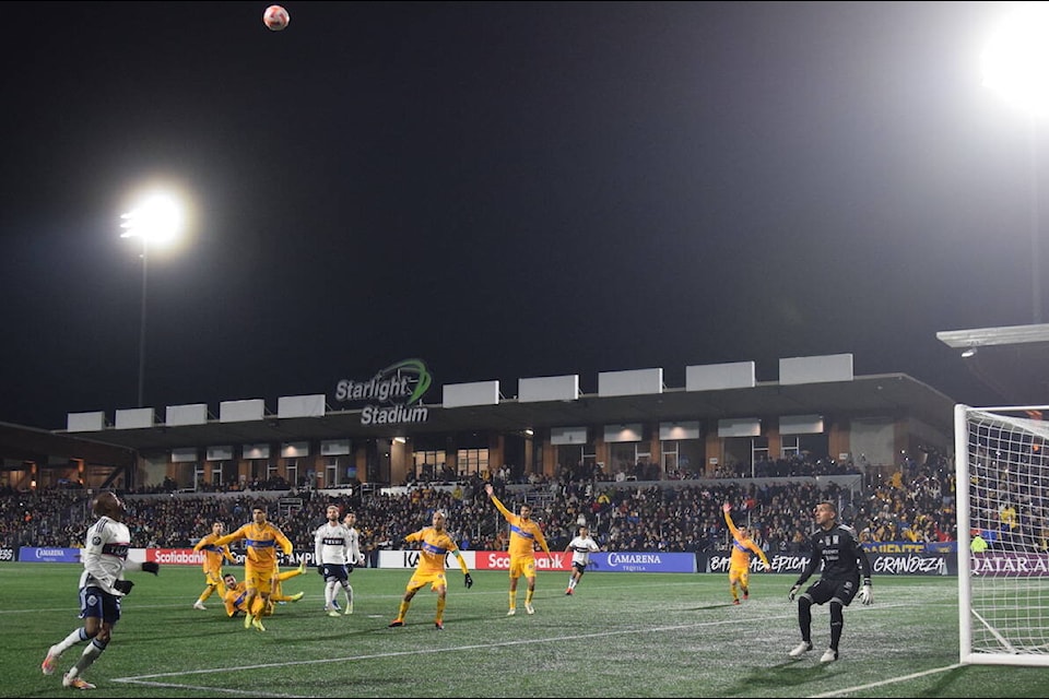 The Vancouver Whitecaps take on Tigres UANL at Starlight Stadium in Langford on Wednesday (Feb. 7). (Brendan Mayer/News Staff) 