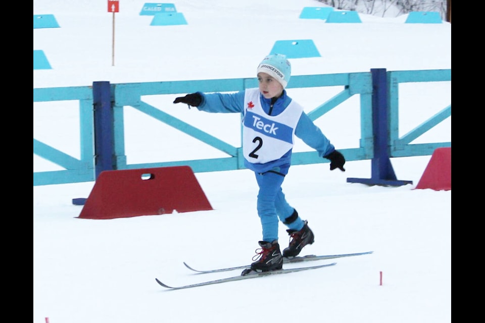 100 Mile Nordic skier Erik Lundsbye competes in Prince George last month. (Melissa Hermiston photo) 