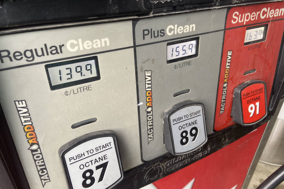 20 cent gas price difference around Vernon Vernon Morning Star