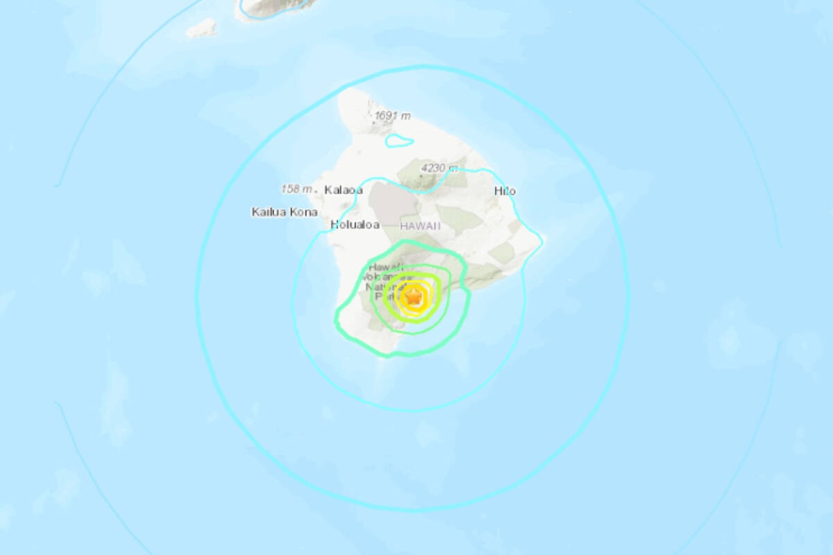 Hawaii earthquake data Hawaii earthquake data