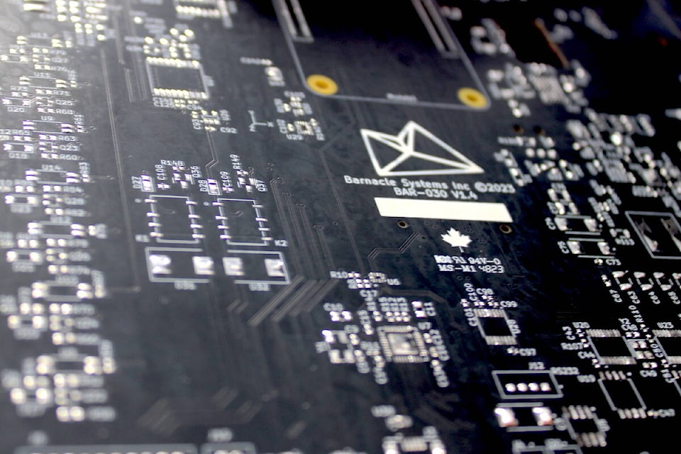 Components of a BRNKL monitoring system. (Jake Romphf/News Staff) 