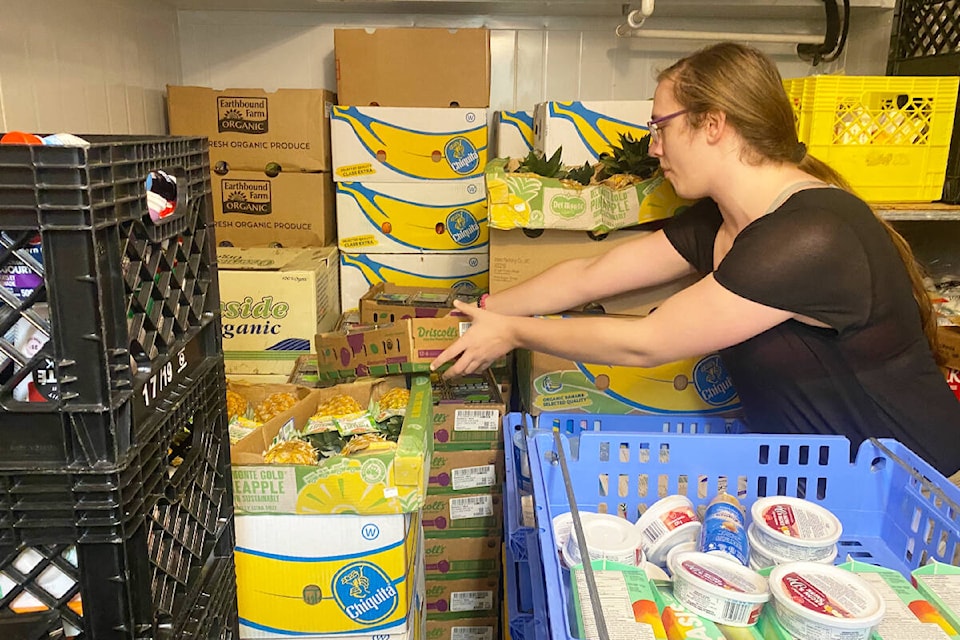 St. Joseph’s Food Bank in Mission is getting low on space and the organization is hoping to raise $400,000 to expand. /Dillon White Photo 