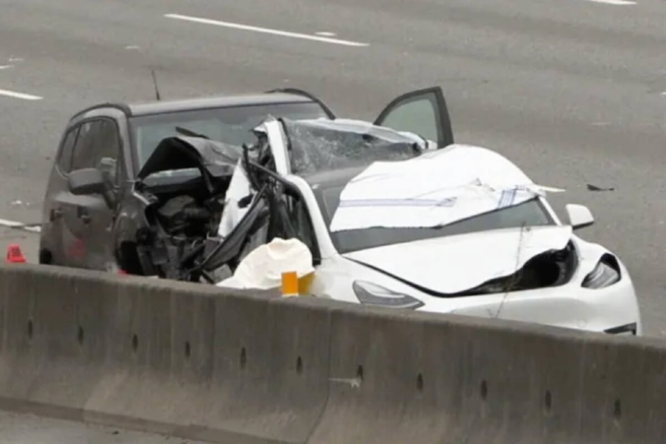 Crash in Burnaby early Sunday morning involved four women from Maple Ridge. (Gofundme/Special to The ) 