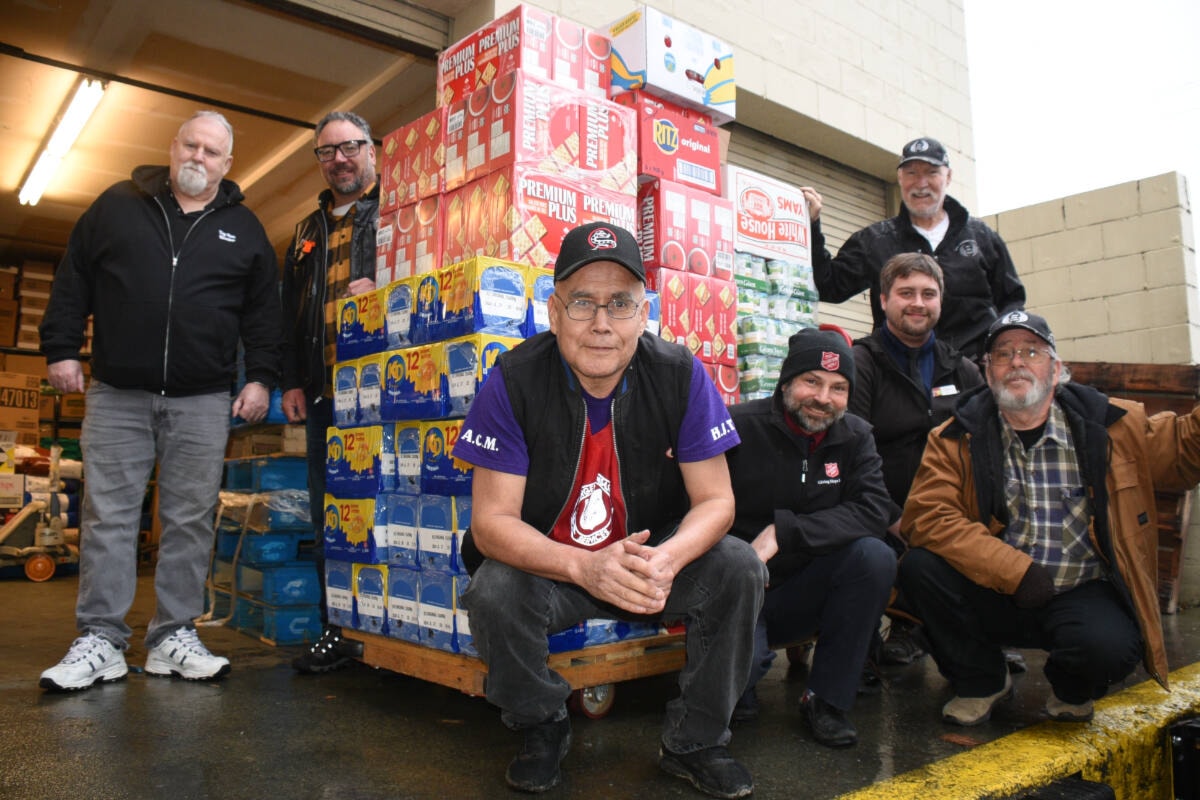 Port Alberni Toy Run donates pallets of food to Salvation Army
