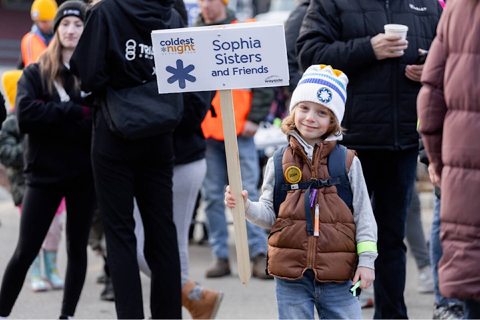 Salmon Arm Coldest Night of the Year veteran Issac Scheidegger is leading his own team, Karing Krew, in this year's fundraising event on Feb. 22, 2025. 