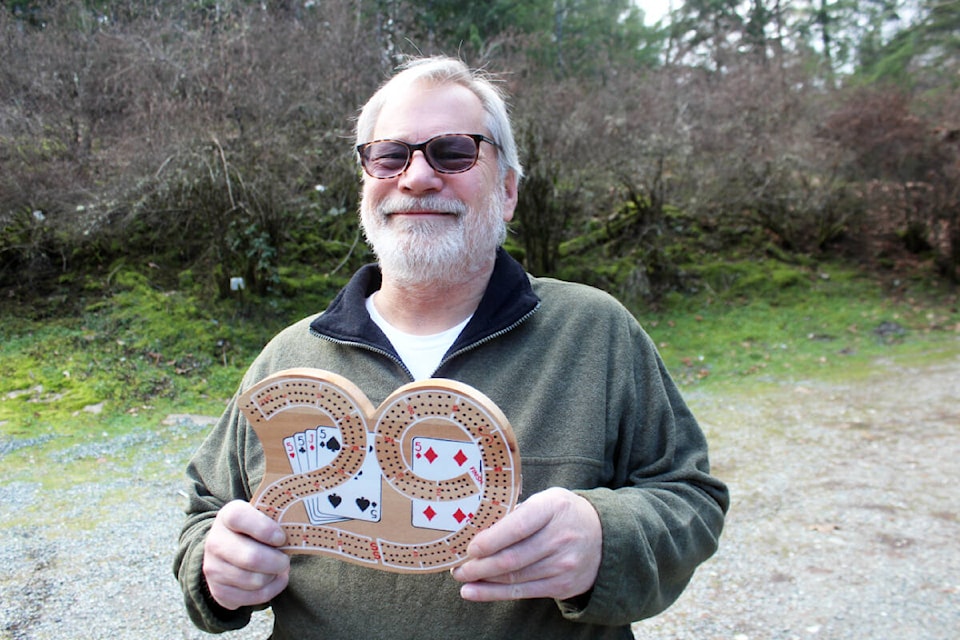 A Feb. 29 birthday is about as rare as a perfect 29 hand in cribbage. He’s never had one of those perfect hands, but does get a real birthday on Thursday during leap year. (Photo by Don Bodger) 