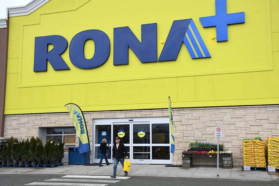 Exterior of the new Rona Plus store in Abbotsford on Feb. 29 (Ryleigh Mulvihill/Abbotsford News) 