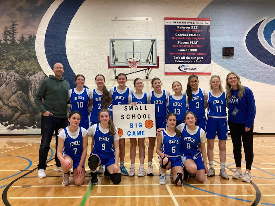 Jaffray Rebels claim 10th place in Jr. Girls Basketball Provincials