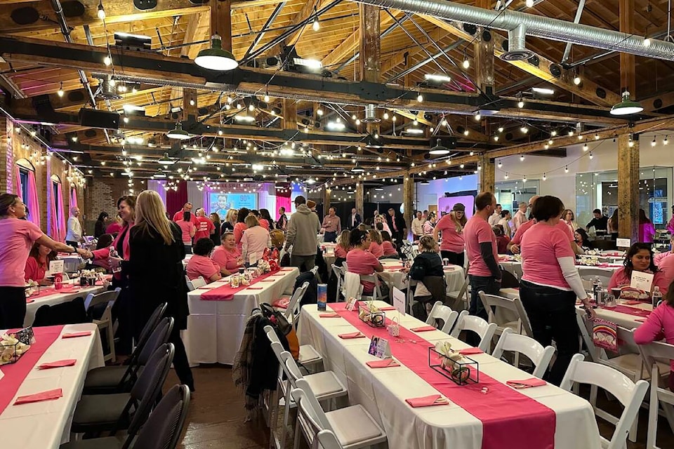 Pink Shirt Day was celebrated at the Laurel Packinghouse in Kelowna on Wednesday, Feb. 28. (Jordy Cunningham/Capital News) 