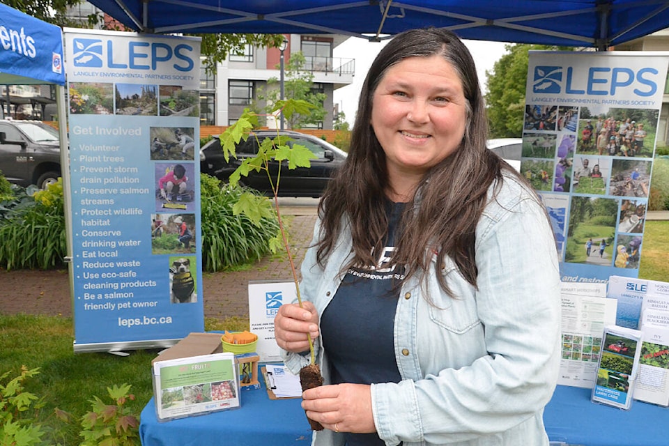 Nichole Marples, executive director of 91ԭ Environmental Partners Society (LEPS), suggested those passionate about water conservation to install home a rain barrel and collect rain water. (Special to 91ԭ Advance Times) 