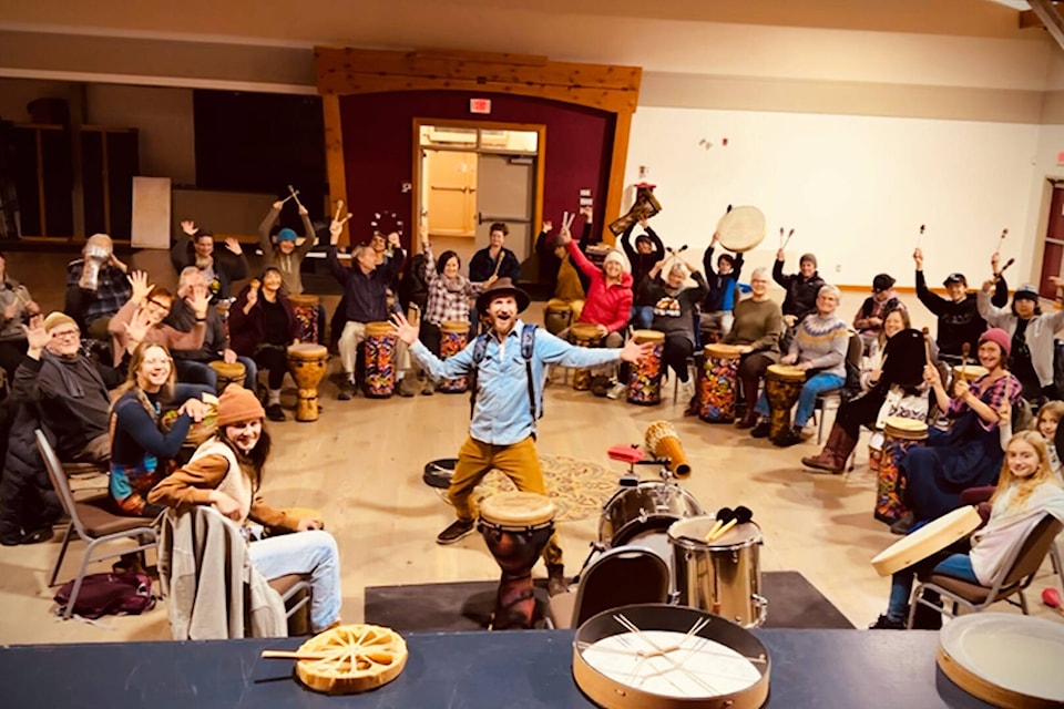 Patrick Carrick of Rhythm By Nature is bringing his interactive drumming workshop to Vernon on April 10, 2024. (Submitted photo) 
