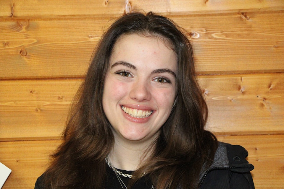 Charlotte Oliver is one of two students at Peter Skene Ogden Secondary School who is writing for the simplymastery this year. (Patrick Davies photo - simplymastery) 