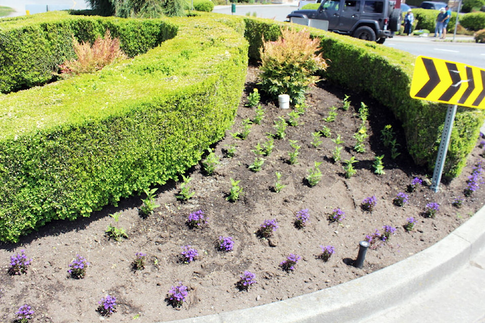 Garden beds all around town will soon be blooming again. (Photo by Don Bodger) 