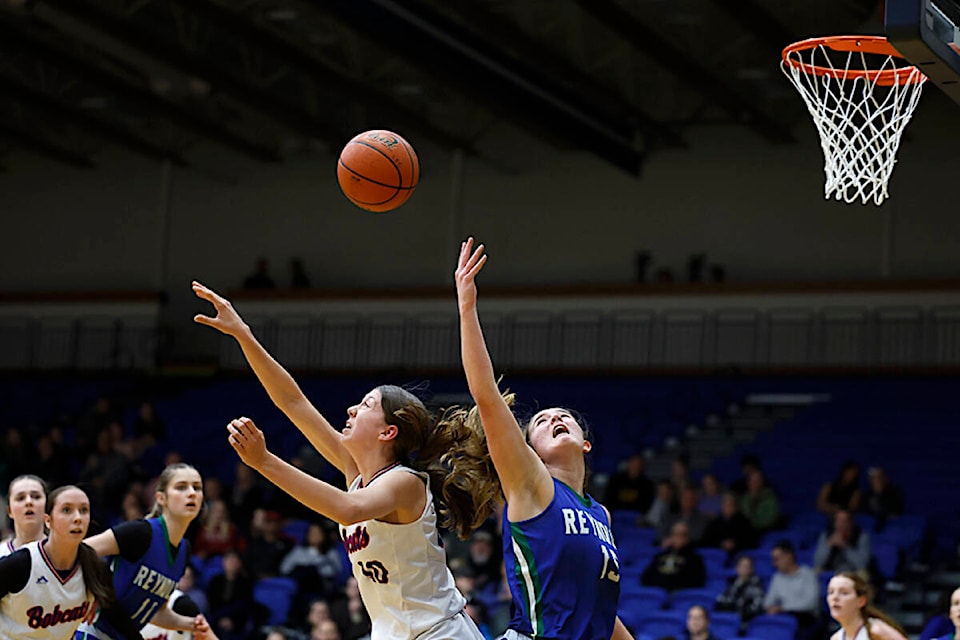  Two 91ԭ teams made the finals of the BC School Sports Girls Basketball Provincial Championships underway at 91ԭ Events Centre on Friday, March 1. (Special to 91ԭ Advance Times) 
