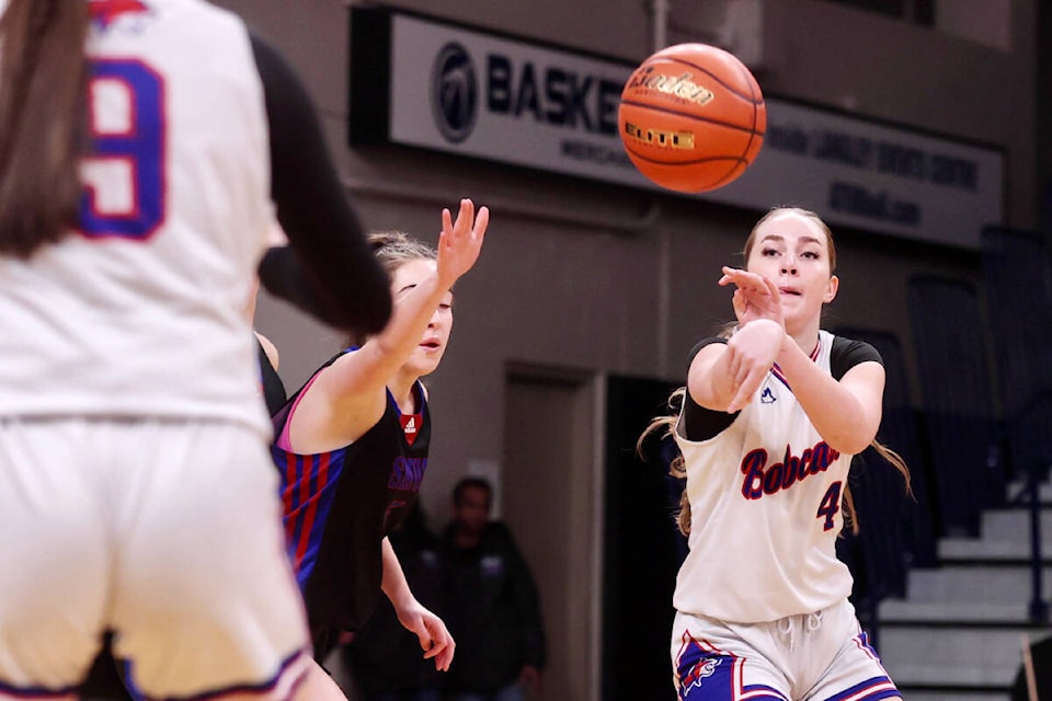 Brookswood Bobcats won gold at Saturday’s 3A BC School Sports Girls Basketball Provincial Championship at the Langley Events Centre. (Garrett James/Langley Events Centre/Special to Langley Advance Times) 