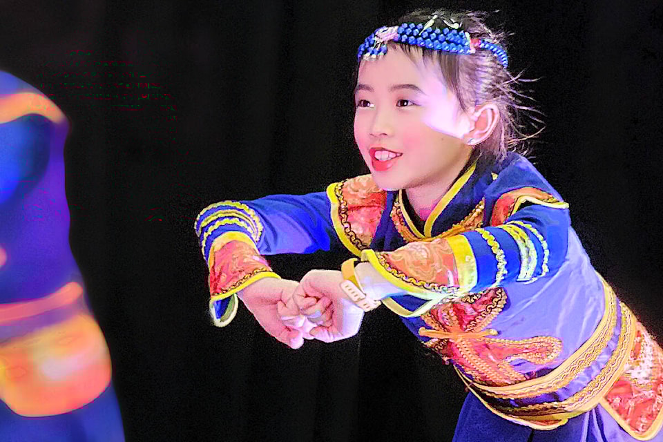  91ԭ Arts Council’s month-long Celebration of Culture began Saturday March 2 with a traditional Chinese dance performance at the Aldergrove Kinsmen Community Centre. (Dan Ferguson/91ԭ Advance Times) 