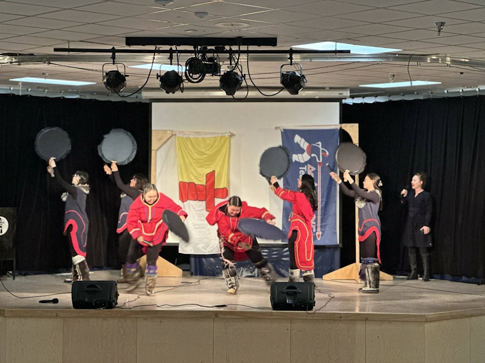 web1_240304-nun-team-nunavut-uniform-ceremony-drum-dancers_1