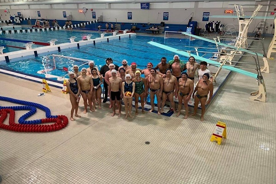 鶹ѡ Water Polo Club and Calgary Masters, H2O Adventure & Fitness Centre, Mar. 3, 2024. (Contributed photo) 
