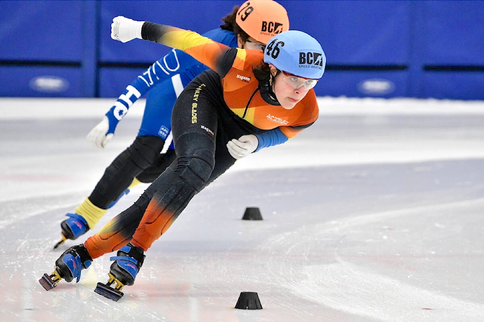  Blades member Rachael Butt, from Fort , won two bronze medals at the B.C. Winter Games. (Special to ) 