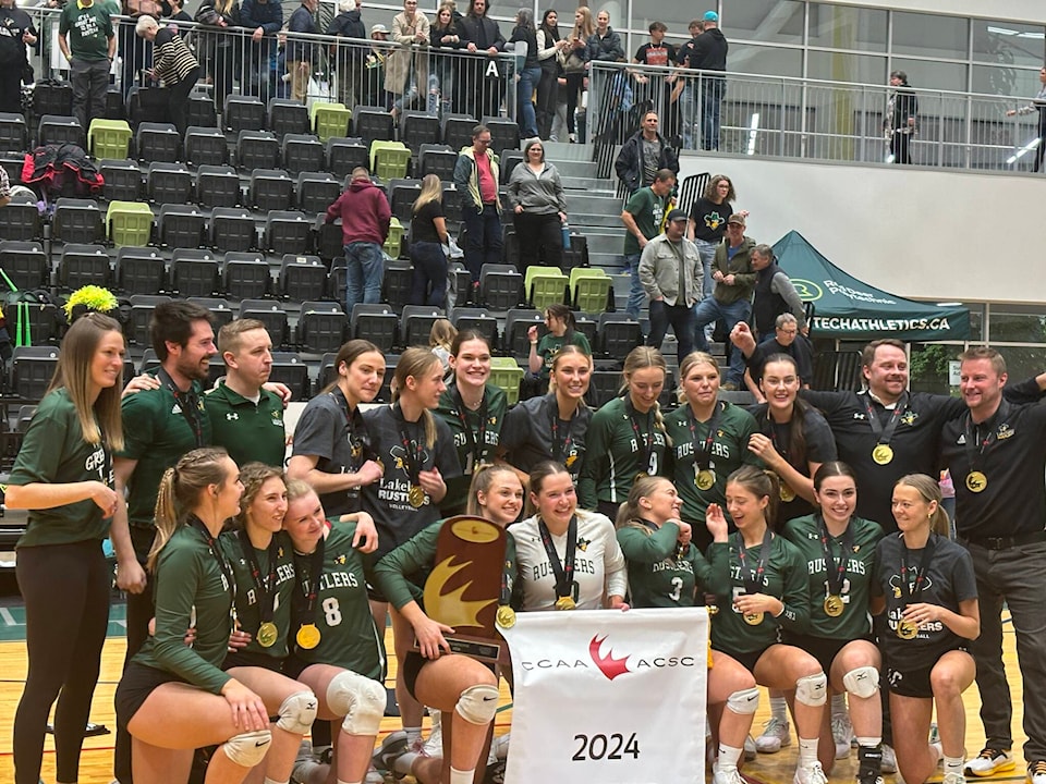 Lakeland College Rustlers repeat as women’s volleyball national champs
