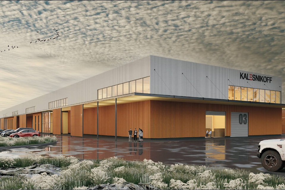 Drawings of the new Kalesnikoff Mass Timber expansion. Image: Kalesnikoff 