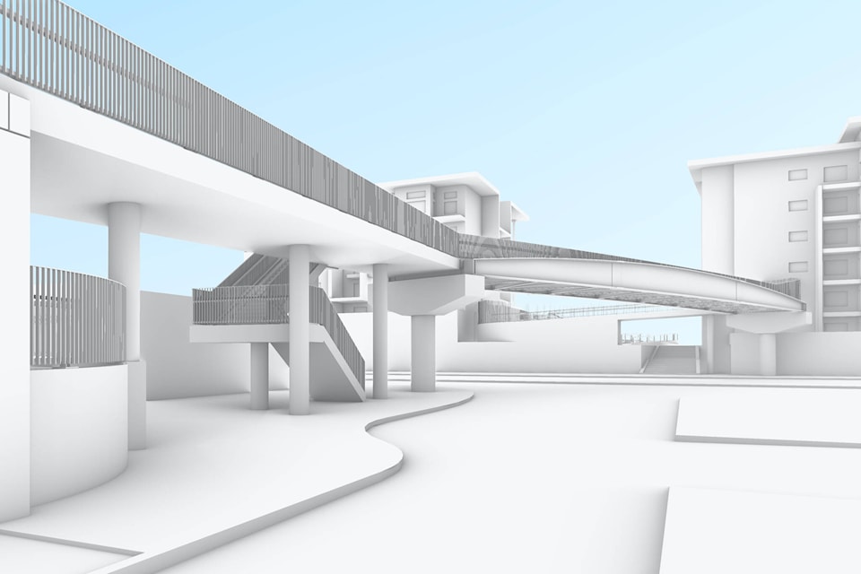 Conceptual rendering of the Bertram Street Overpass Project. Photo | Contributed