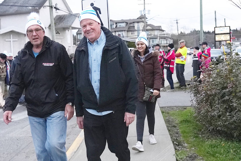 More than 353 community members stepped up to participate in the third annual Coldest Night of the Year event hosted by the Canadian Mental Health Association-Cowichan Valley Branch (CMHA-CVB). (Submitted) 