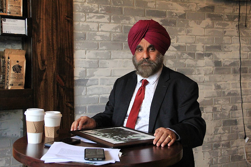 Raj Singh Toor is on a quest to educate the public about the 1914 Komagata Maru incident. (Photo: Malin Jordan) 