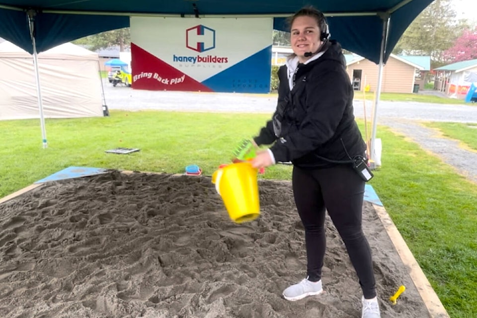 Ryleigh Deno has been volunteering at the Ridge Meadows Home Show for years with other members of her family. (Ryleigh Deno/Special to The News) 