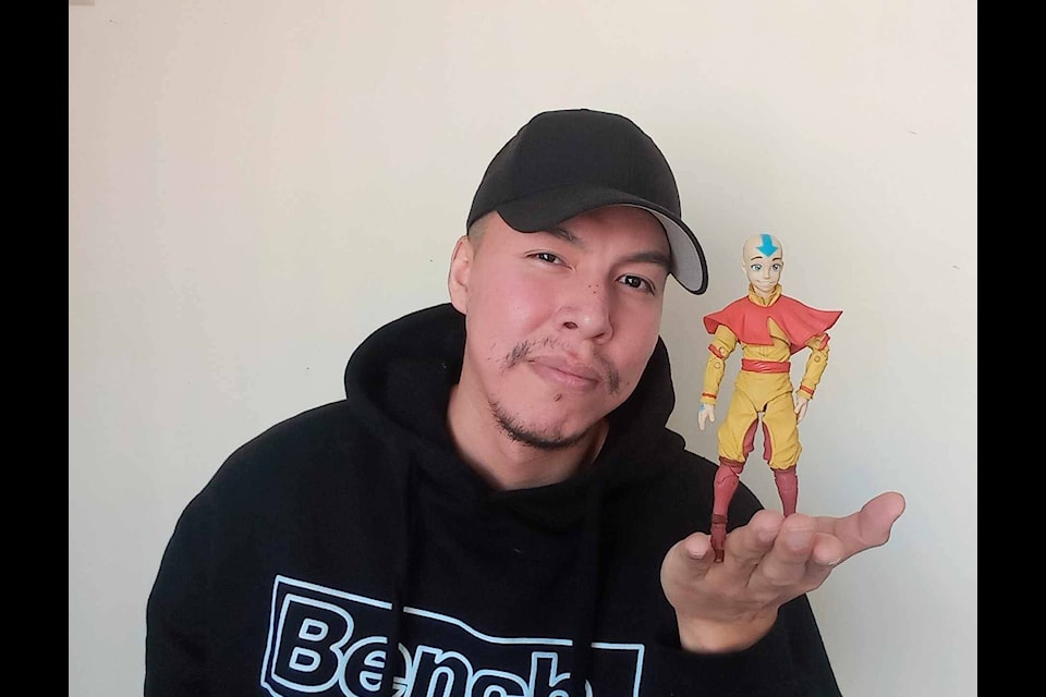 Fort Liard’s Stevie Nande holds a figurine of Aang, the main character from the anime series Avatar: The Last Airbender. Nande appeared on Netflix’s live action remake of the series, which has enjoyed massive popularity since its release. Photo courtesy of Stevie Nande 