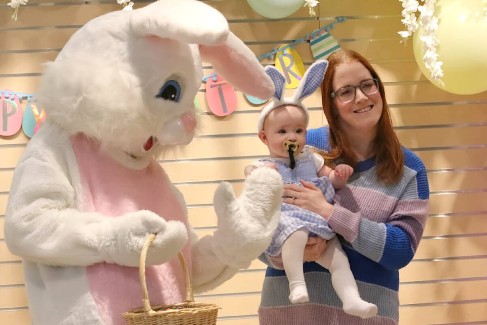 Hundreds of people attended the free Easter event at Haney Place Mall on Saturday, March 23. (Brandon Tucker/The News) 