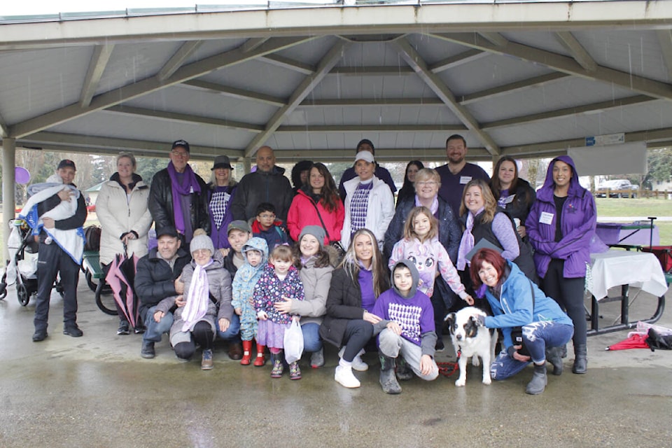 Purple Day 2024 at Mill Lake Park in Abbotsford. (Submitted photo) 