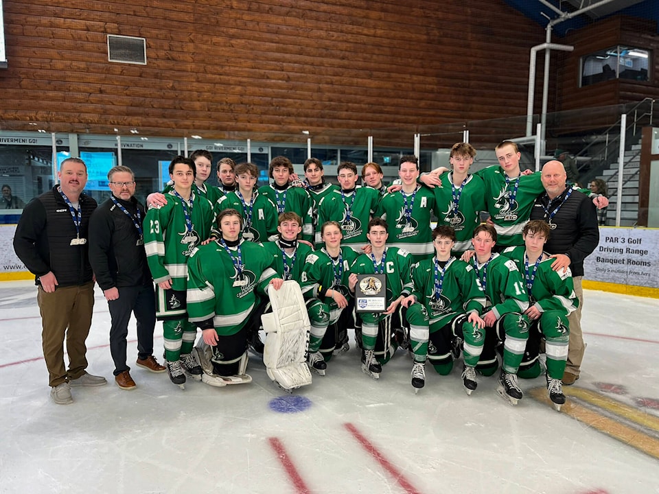 U18 Bucks earn silver medal at BC Hockey Tier 2 provincials Creston