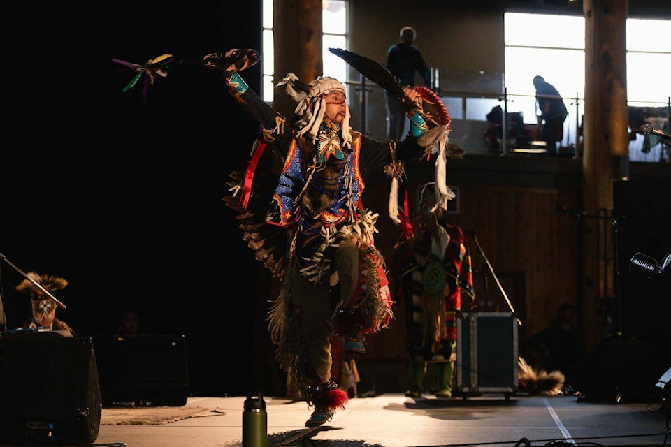 The Salmon Arm Folk Music Society and the Adams Lake Band hosted the second annual Pellsqepts Spring Winds Festival, at the Splatsin Centre in Enderby on Saturday, March 23. (Kayleigh Seibel Photography) 