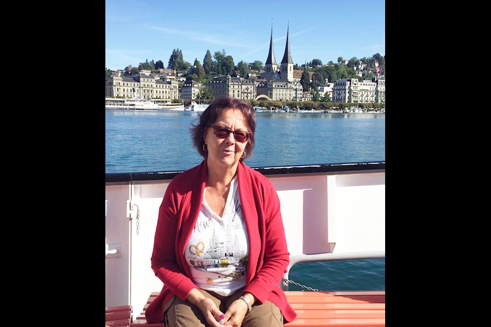 Rosi Hartmann, seen here in Lucerne, Switzerland, has called the Cariboo home since 1993. (Photo submitted) 