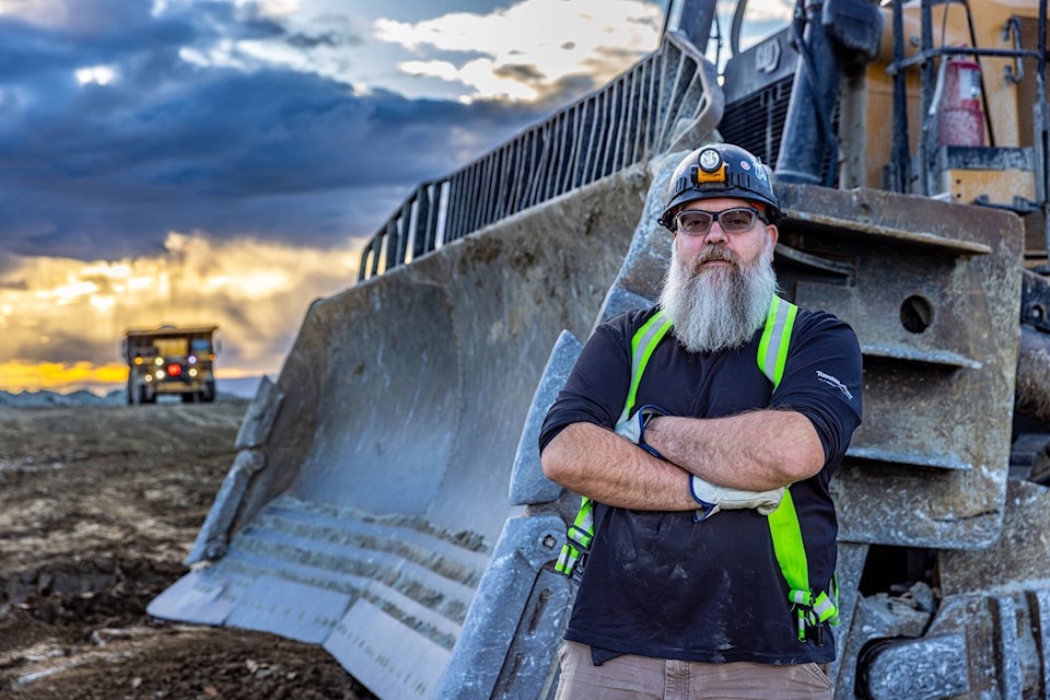 Gibraltar Mine employee Ryan Chestnut is an equipment operator on B crew and a member of the Occupational Health and Safety Committee.  (Taseko Mines Ltd. photo) 