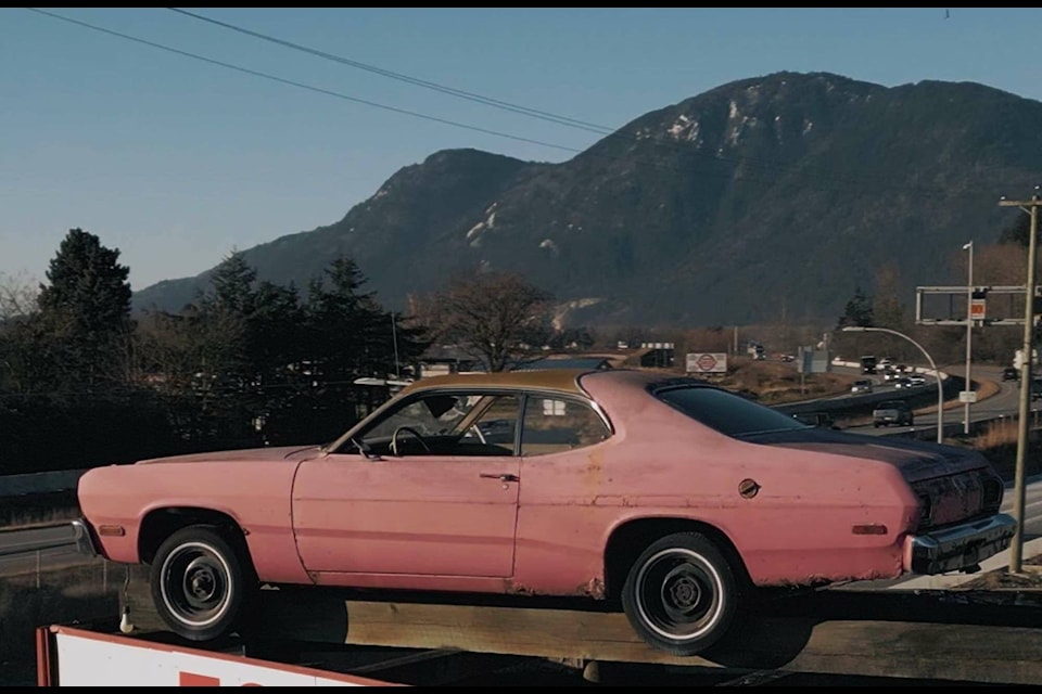 Chilliwack’s iconic pink car is being auctioned off by Beekman Auctions for the Salvation Army. (Beekman Auctions) 