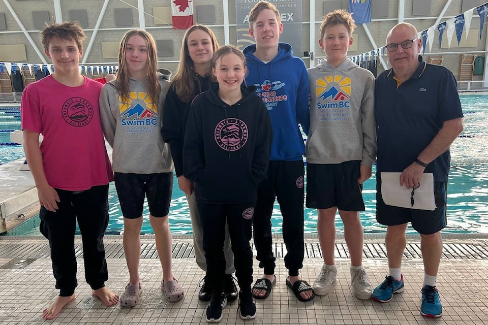 The Columbia Shuswap Selkirk swim club has finished a record-breaking season. (Columbia Shuswap Selkirk swim club/Contributed) 