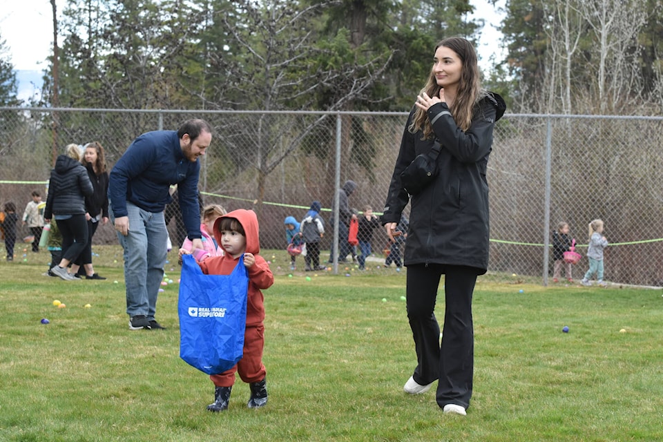 The annual Lake Country Easter Egg Hunt took place at Jack Seaton Park on Friday, Mar. 29. (Jordy Cunningham/Capital News) 