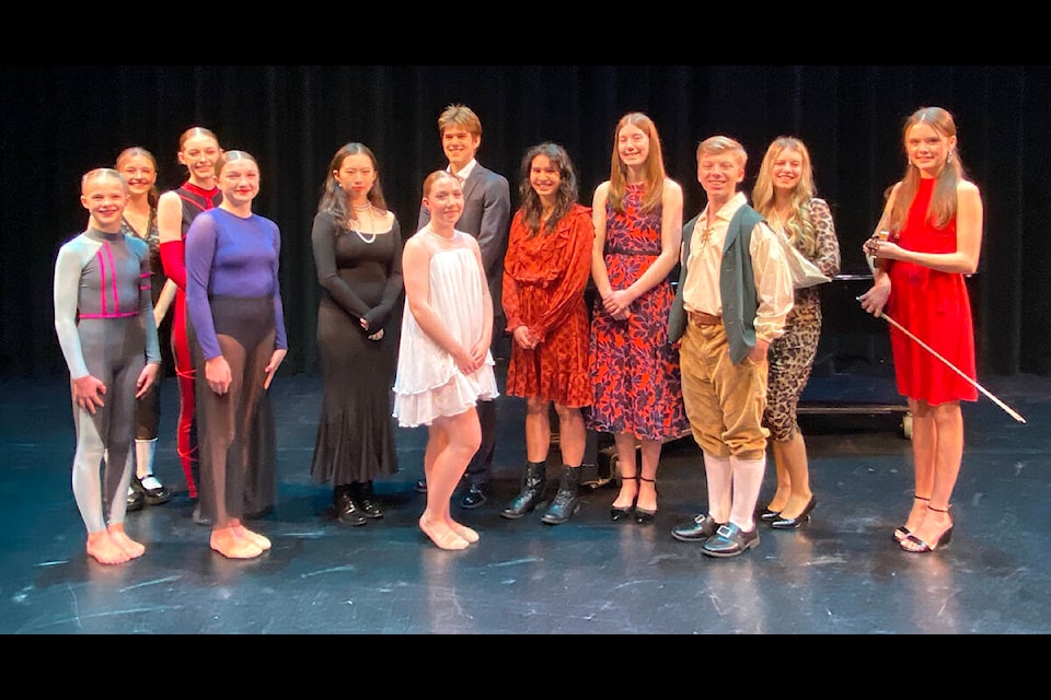 These students were just a handful of those that performed at the 75th annual Cowichan Music Festival last year on March 4. They pose for a group photo on the CPAC stage before the concert got underway. This year's students will surely be just as exceptional. (Chadd Cawson/Citizen)