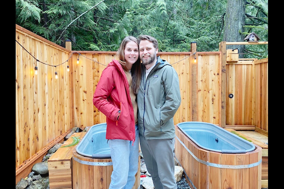 Nyübu Nordic spa in Shawnigan Lake offers ice baths. (Chadd Cawson/Connector) 