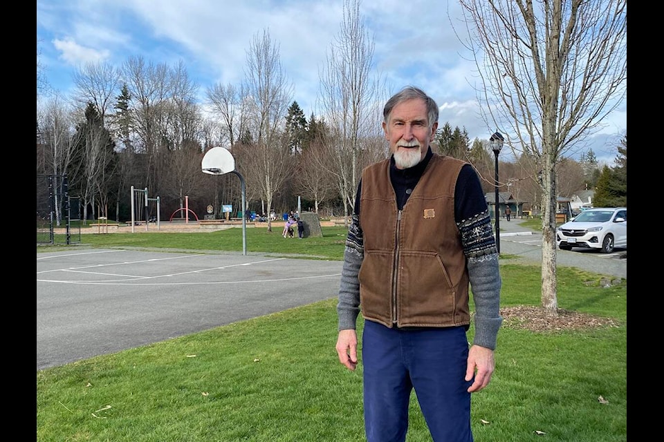 Community is important to Bruce Coates who is one of 12 members of the local group ShareHaven Cohousing who is looking at see the concept of cohousing come to North Cowichan and succeed. (Chadd Cawson/Citizen) 