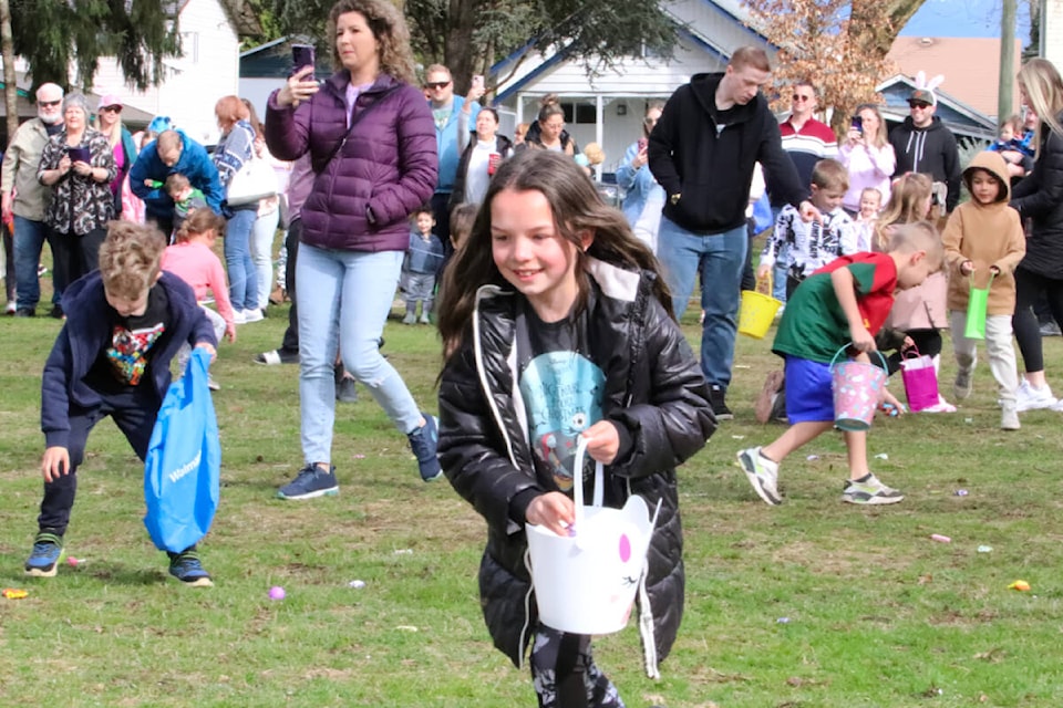 Hundreds of kids attended the annual Easter egg hunt hosted by the Open Door Church at Hammond Park. (Brandon Tucker/The News) 