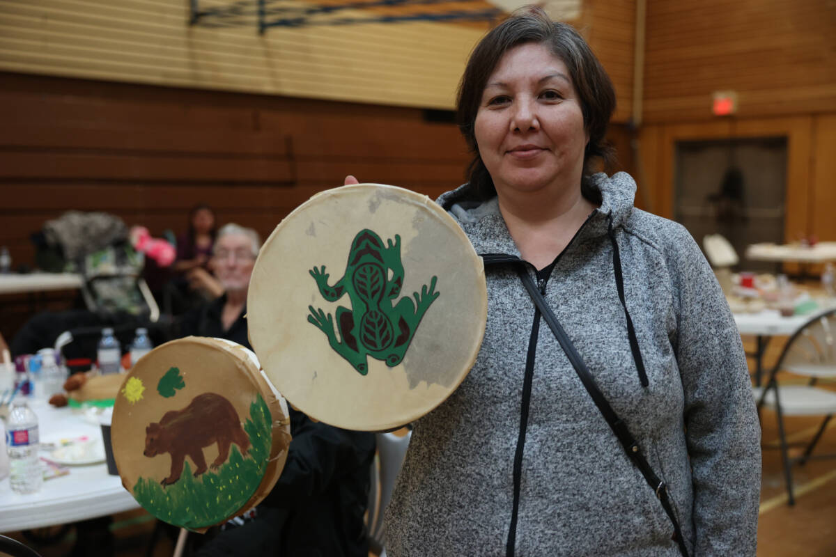 Carrier Sekani Family Services hosted a cultural session in Burns Lake